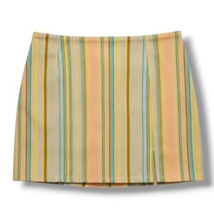 Art Class Girls yellow multicolor striped skirt - xl (14/16)